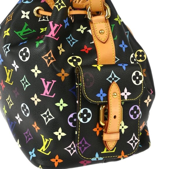 Louis Vuitton Multicolor Petite Noe Drawstring Shoulder Bag M42230 CA3089 166100 - Picture 3 of 10